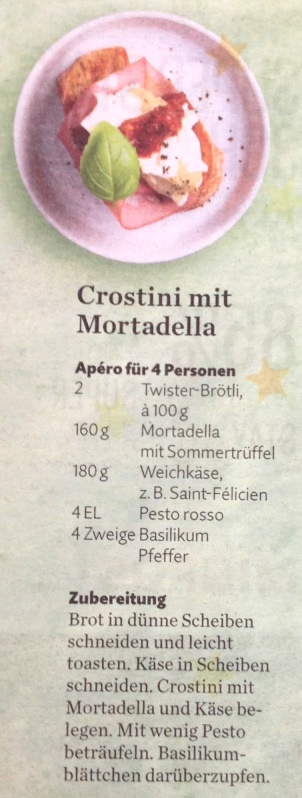 CROSTINI MIT MORTADELLA
